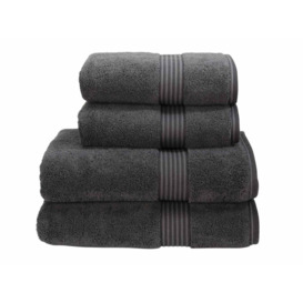 Christy Supreme Bathroom Towel - Graphite - Guest - Graphite