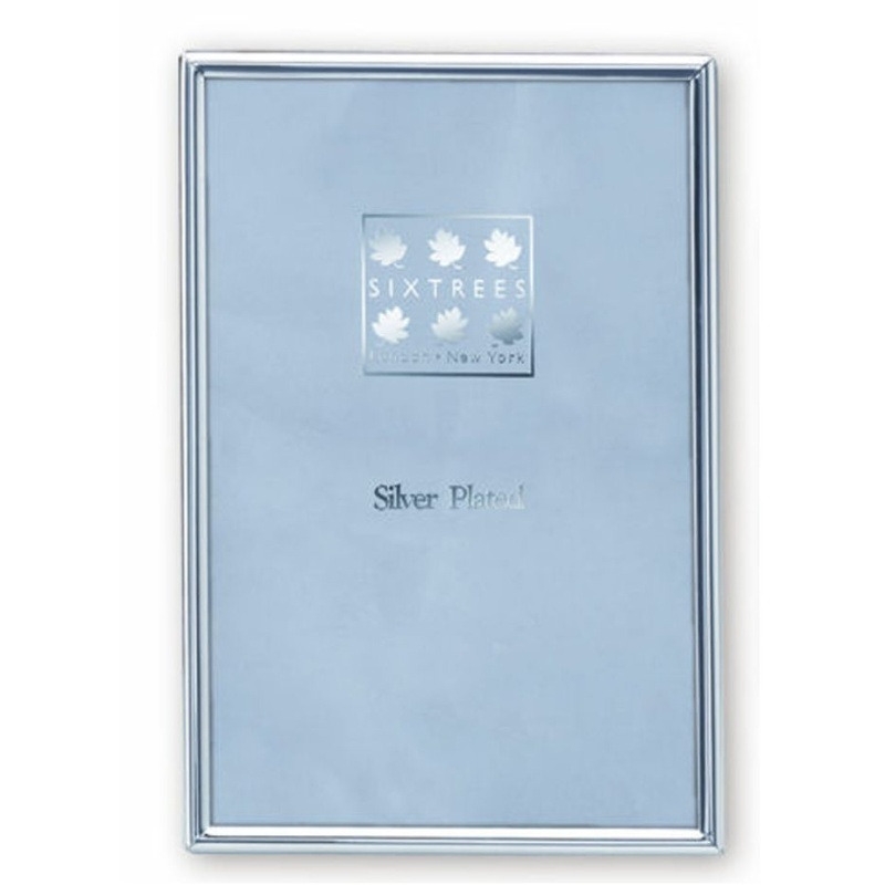 Sixtrees Cambridge Photo Frame - Silver Plated - 6x8