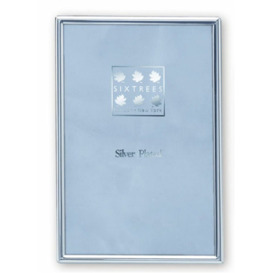 Sixtrees Cambridge Photo Frame - Silver Plated - 6x8