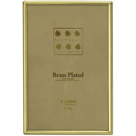 Sixtrees Hartford Photo Frame - Brass Plated - 6x8