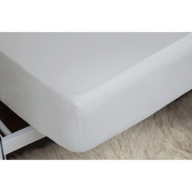 Belledorm 200 Count Fitted Sheet - Cloud - King