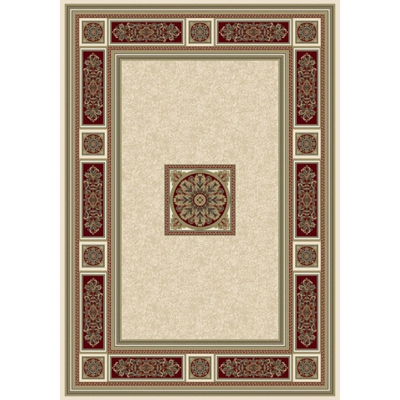 Mastercraft 057-0801/6414 Da Vinci Rug - Cream/Red - 240x340cm