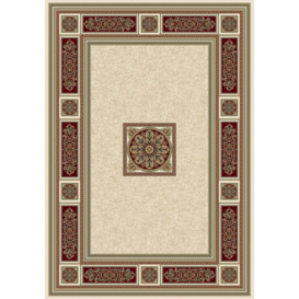 Mastercraft 057-0801/6414 Da Vinci Rug - Cream/Red - 240x340cm