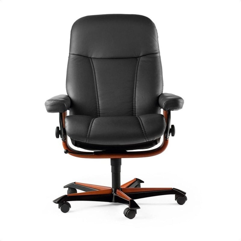 Stressless Consul Office Chair - Leather - Batick