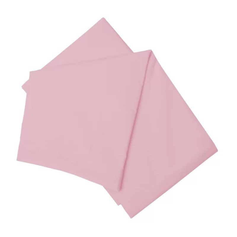 Belledorm 200 Count Flat Sheet - Powder Pink - Single