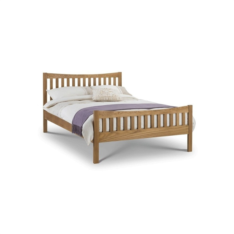 Julian Bowen Bergamo Oak Bed - Double