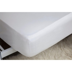 Belledorm 200 Count Extra Deep Fitted Sheet - White - Single