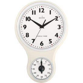 Kitchen Time Cream Wall Clock