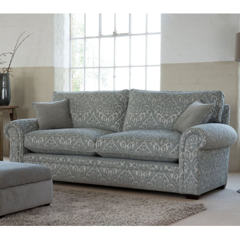 Parker Knoll Amersham Formal Back Large 2 Seater Sofa - Leather