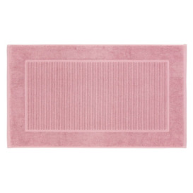 Christy Supreme Terry Towelling Bath Mat 50 x 90cm - Blush