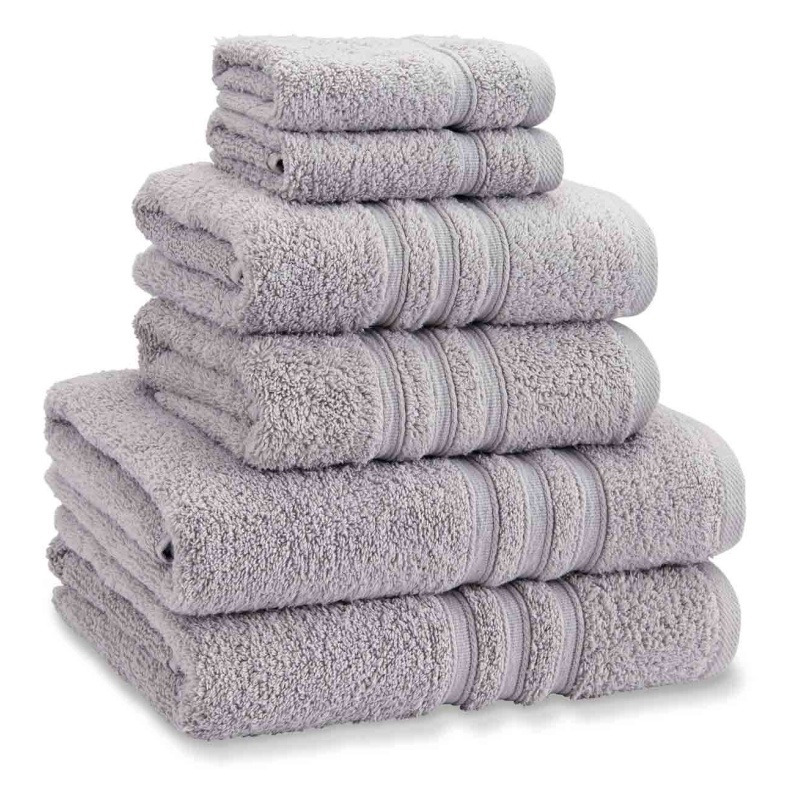 Catherine Lansfield Zero Twist Towel - Silver - Sheet