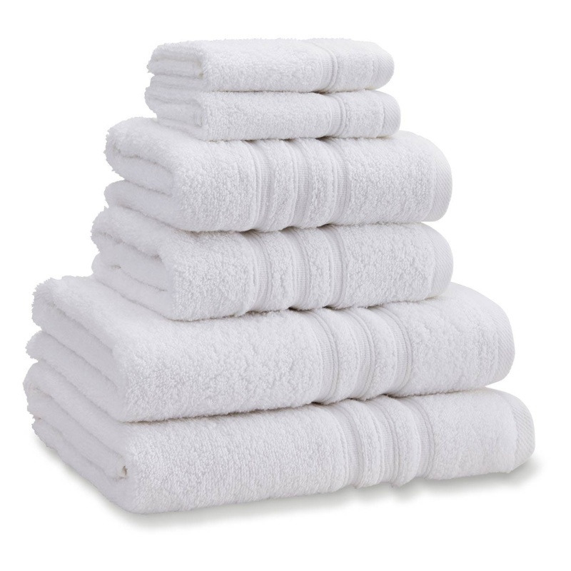 Catherine Lansfield Zero Twist Towel - White - Sheet