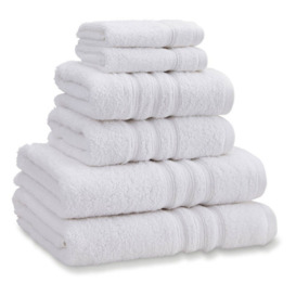Catherine Lansfield Zero Twist Towel - White - Sheet