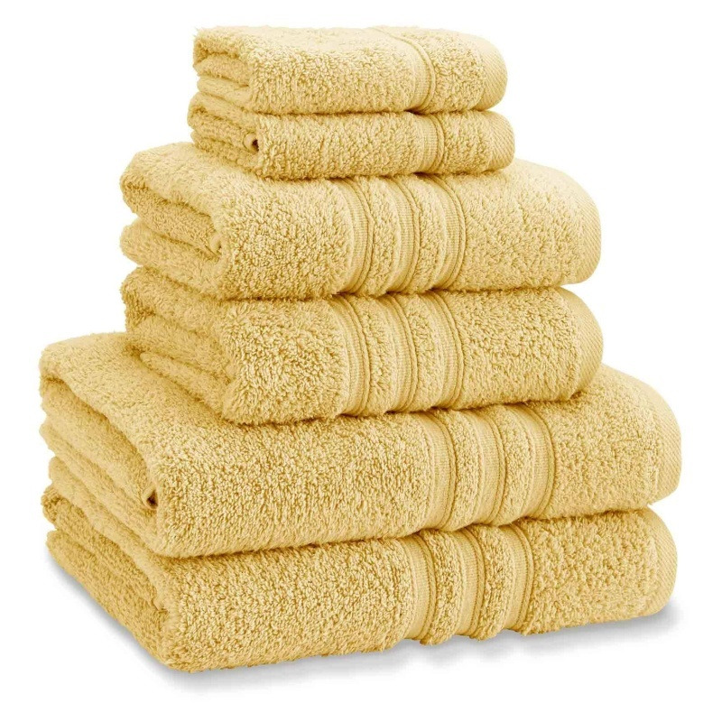 Catherine Lansfield Zero Twist Towel - Ochre - Sheet