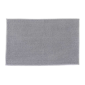 Catherine Lansfield Bobble Bath Mat 50 x 80cm - Silver