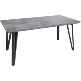 Trento Rectangular Coffee Table - Concrete Effect
