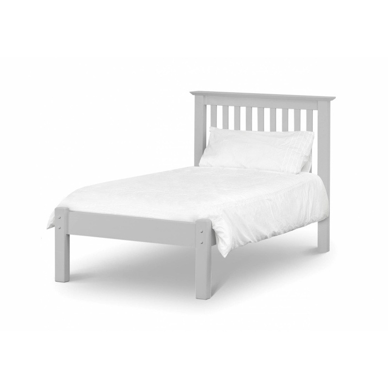 Julian Bowen Barcelona Bed Low Foot End Dove Grey - Double