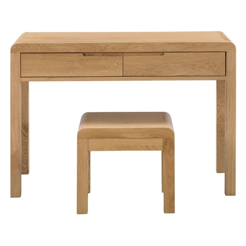 Julian Bowen Curve 2 Drawer Dressing Table and Stool