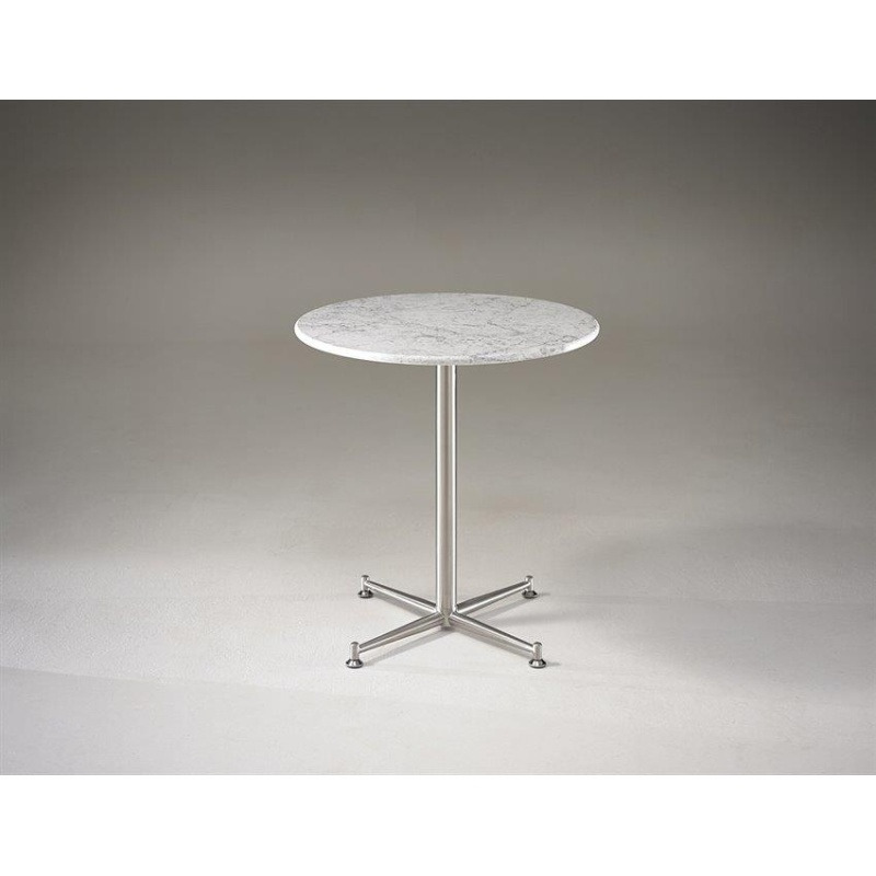 Hnd Cortina Round Kitchen Table - 60cm Diameter - C2, Stainless Steel - image 1