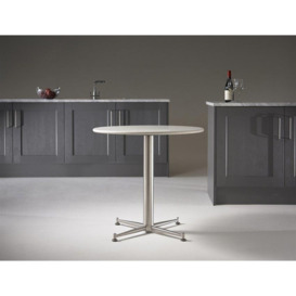 Hnd Cortina Round Kitchen Table - 60cm Diameter - C2, Stainless Steel - thumbnail 2