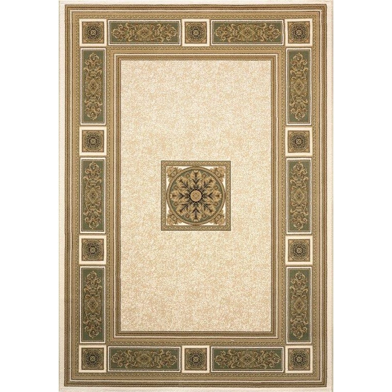 Mastercraft 057-0801/6444 Da Vinci Rug - Beige/Green - 200x290cm
