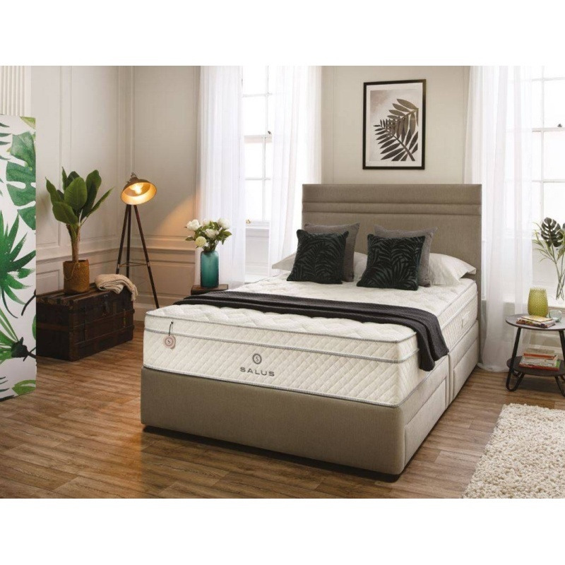 Salus Ambra Platform Top Divan Set - 135cm Double - No Storage, Double/King/Super King