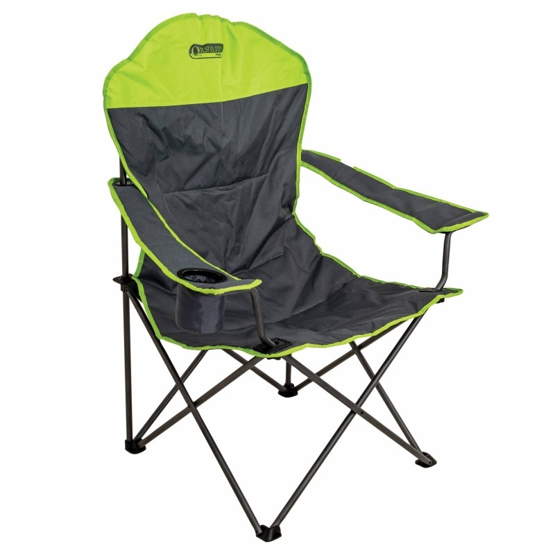 Quest Leisure Autograph Dorset Chair In Black And Green, Steel