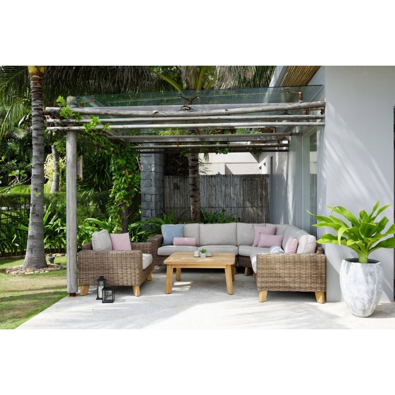 Lifestyle Garden Bahamas Garden Coffee Set And Armchair, Corner, Print