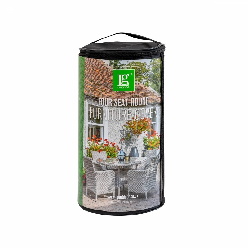 LG Outdoor DXCOV01 4 Seat Dining Set Deluxe Cover - Up To 120cm Table, Mesh