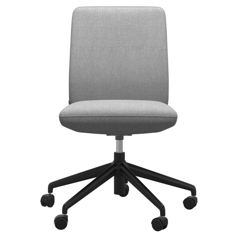 Stressless Vanilla Low Back Home Office Chair - Fabric, Matte - image 1