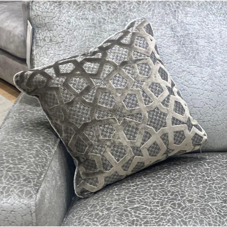 Downtown Bertie 18-inch Scatter Cushion - Plain - Fibre, Geometric