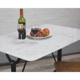 Hnd Resto Dining Table - 125cm x 80cm Rectangular - C1 - thumbnail 3