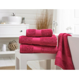 "Deyongs Bliss Bathroom Towels Magenta - Face, Cotton - [""Pink""]" - thumbnail 2