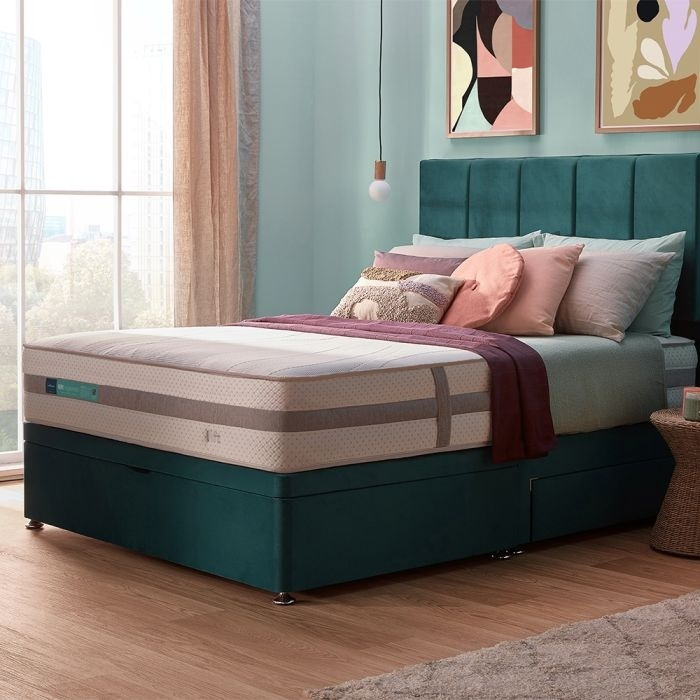 Silentnight Replenish Mattress and Divan Set - 180cm Super King - Full Ottoman - Standard Fabric