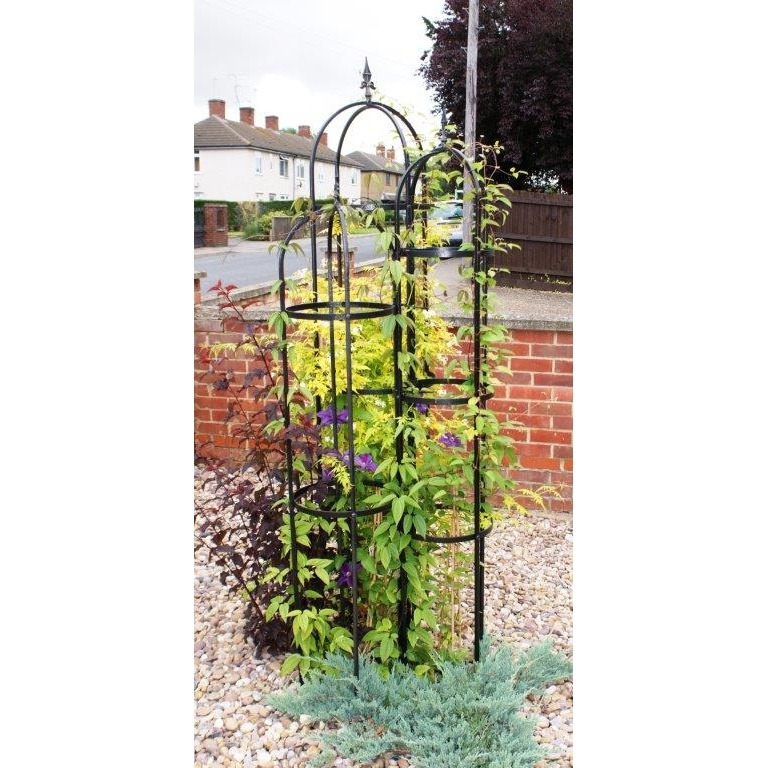 PoppyForge Poppy Forge Traditional Obelisk - Rust - 8ft, Steel