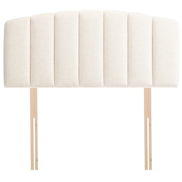Hypnos Beatrice Headboard - 120cm Small Double - Euro Slim Fit Floor Standing - Premium Fabric - image 1