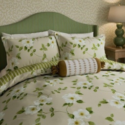 Sanderson National Trust Poets Rose Duvet Set - Linen - Double - thumbnail 2