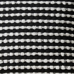 Catherine Lansfield Stab Stitch Cushion 43cm - Black - thumbnail 2