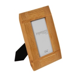 Impressions Oak Effect Photo Frame Cross Batons - 8 x 10 - thumbnail 3