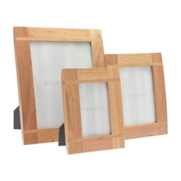 Impressions Oak Effect Photo Frame Cross Batons - 8 x 10 - thumbnail 6