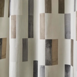Fusion Oakland Lined Eyelet Curtains - Natural - 90 x 90 - thumbnail 2