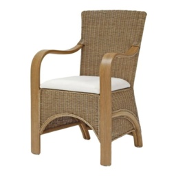 Daro Waterford Carver Dining Chair Natural Wash - Fabric Grade D - thumbnail 2