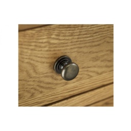 Julian Bowen Marlborough Oak Single Pedestal Dressing Table - thumbnail 2