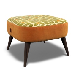 Orla Kiely Leap Stool - Premium Plain and Pattern Fabric - thumbnail 2