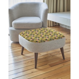 Orla Kiely Leap Stool - Premium Plain and Pattern Fabric - thumbnail 1