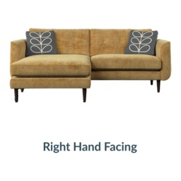 Orla Kiely Linden 4 Seater Chaise Sofa - LHF - House Plain Fabric - thumbnail 3