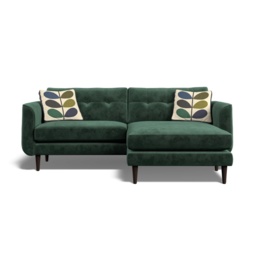 Orla Kiely Linden 4 Seater Chaise Sofa - LHF - House Plain Fabric - thumbnail 1