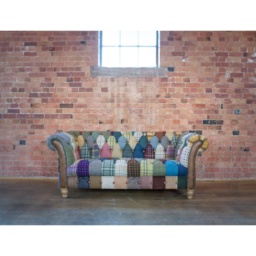 Jester Harlequin Patchwork 2 Seater Sofa - thumbnail 4