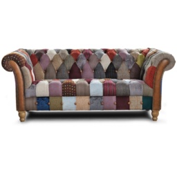 Jester Harlequin Patchwork 2 Seater Sofa - thumbnail 2