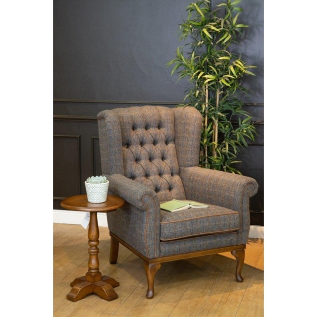 Wood Bros Watton Armchair - Moon Fabric Grade D - image 1